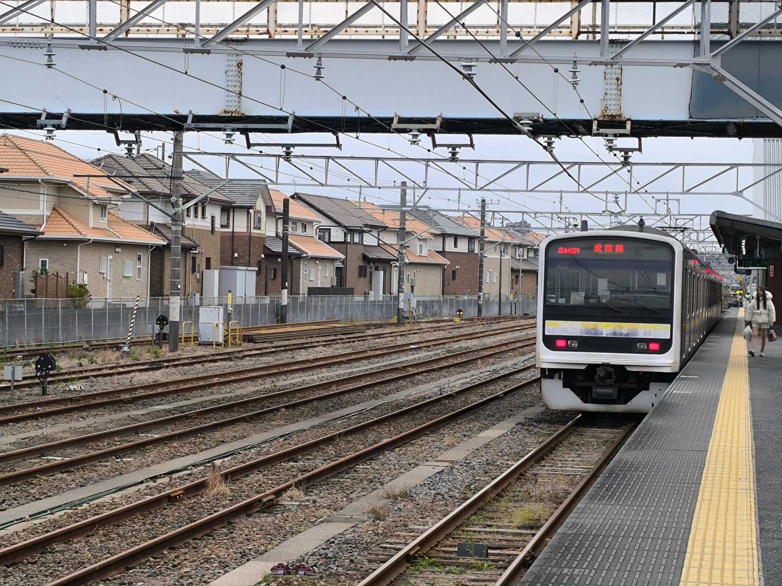 銚子駅の成田線ホーム
