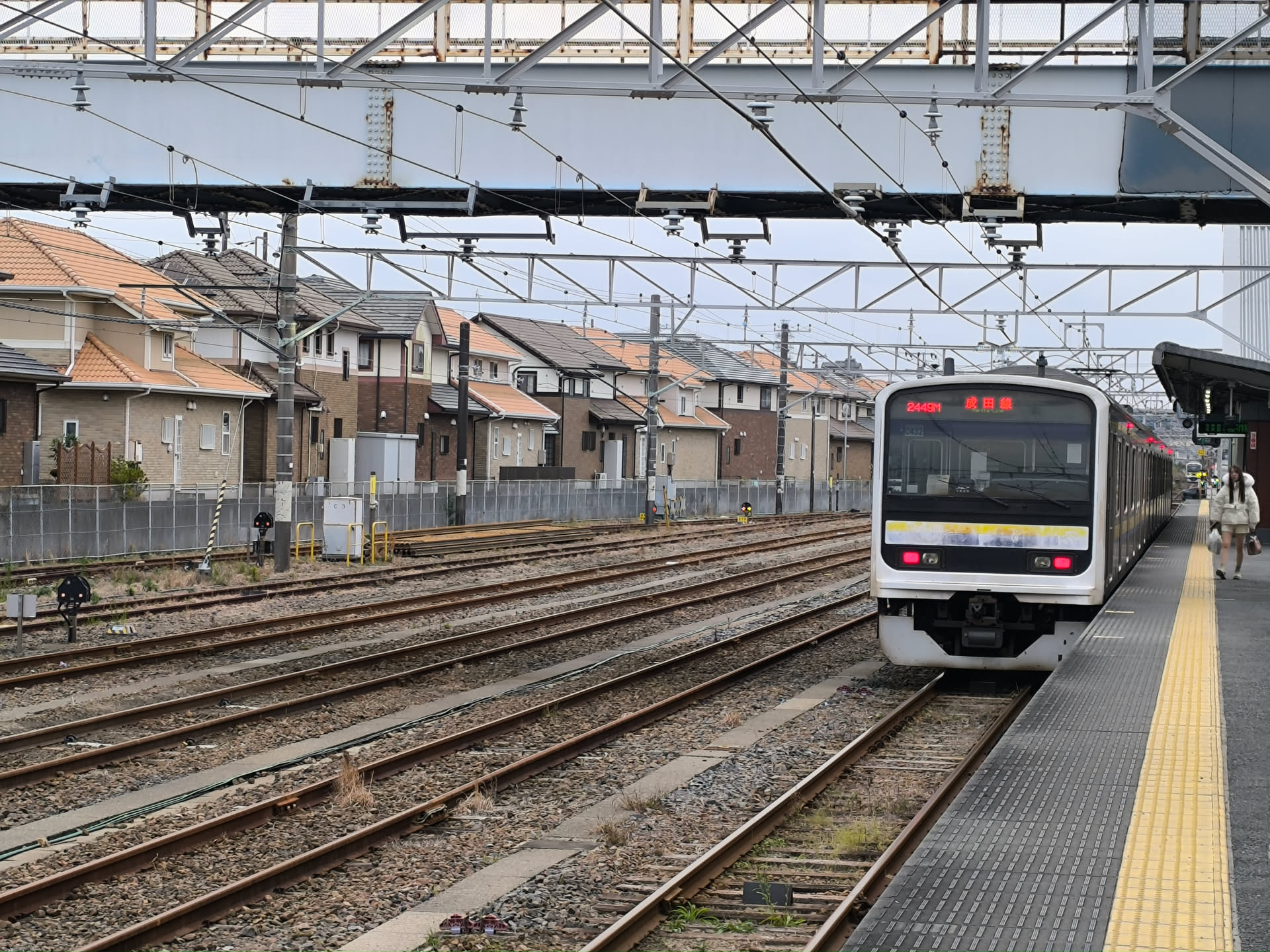 銚子駅の成田線ホーム