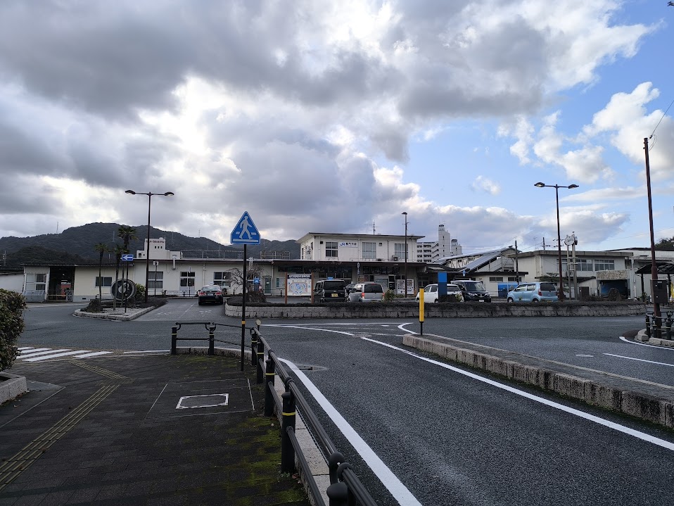 長門市。やはり駅前に何も無い