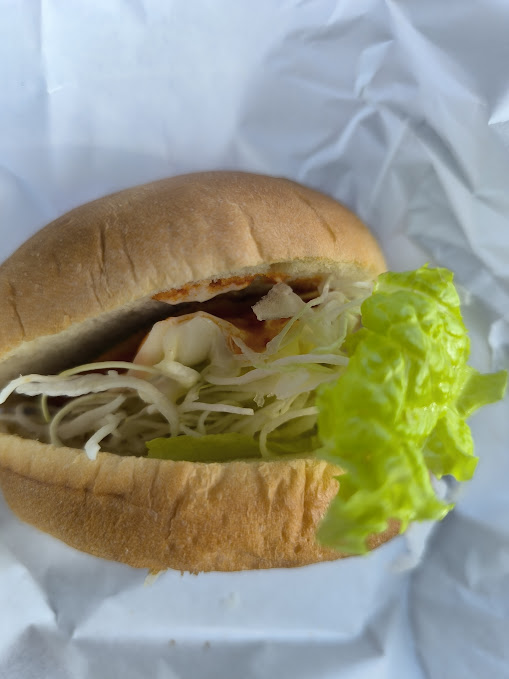 なまずぱっくんのバーガー